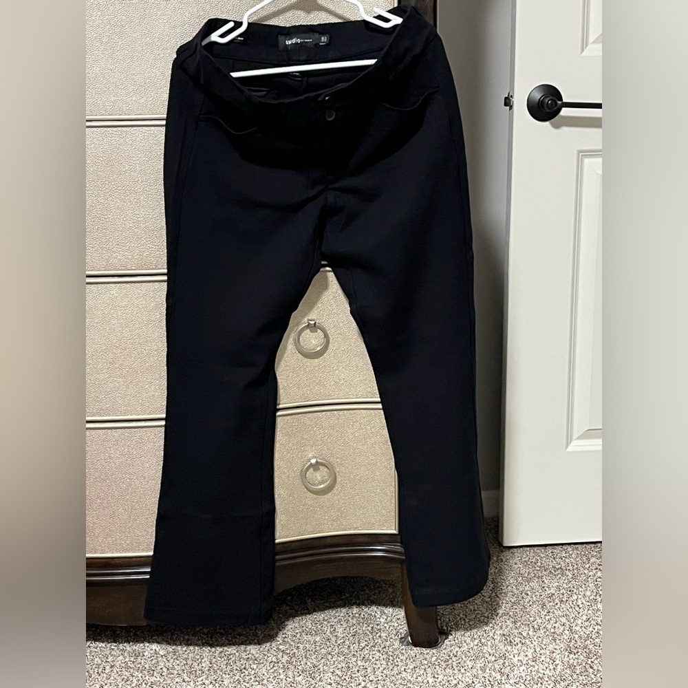 Black Flared Pants